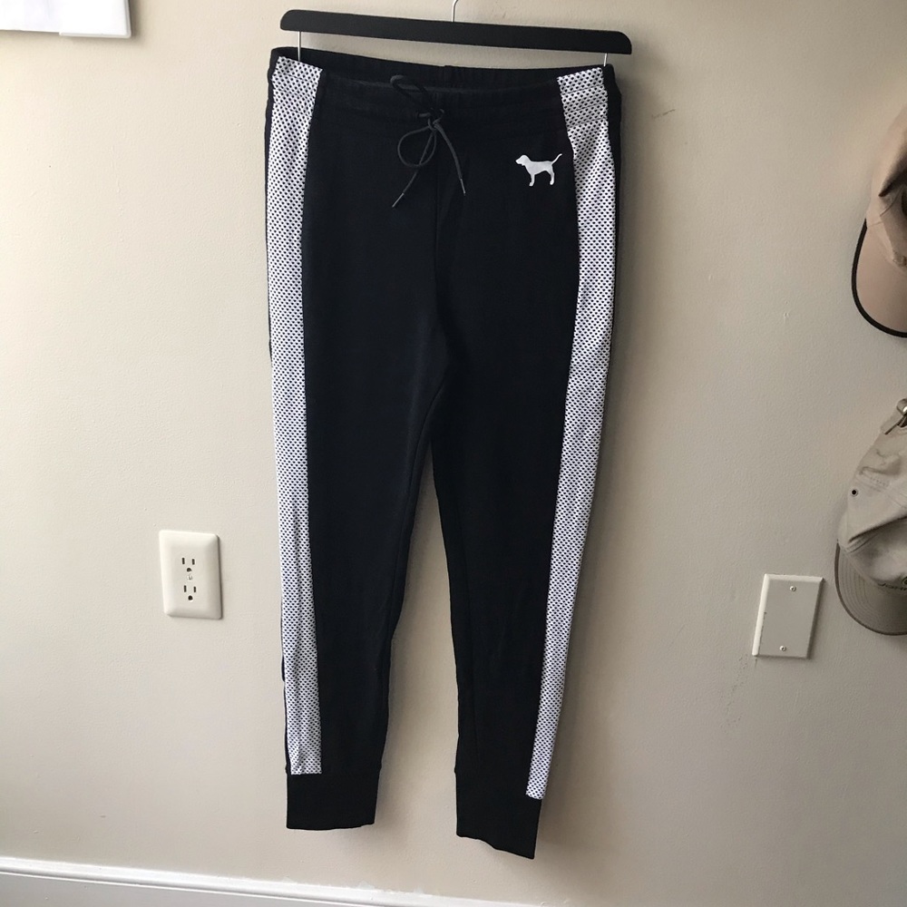 PINK Victoria Secrets Black Joggers
